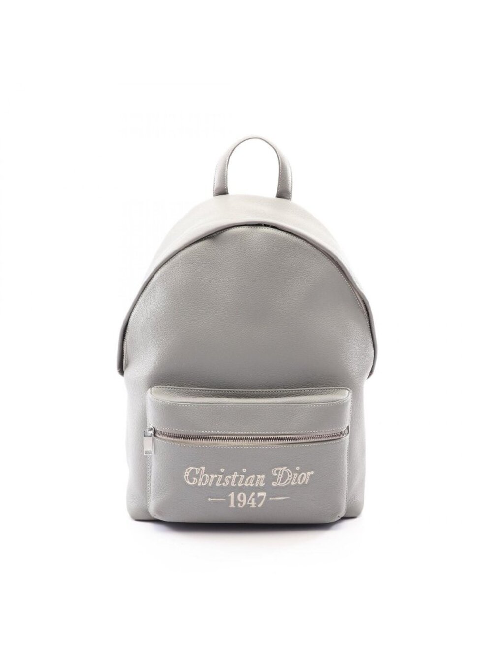 Dior Backpack Rider Gray White Leather